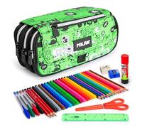 Estuche Triple ColePack Milan Tandem con Material Escolar Incluido