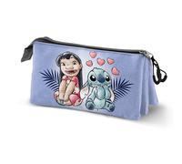 Estuche triple «Couple» - Lilo y Stitch