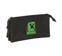 Minecraft - portatodo triple, estuche infantil, estuche niño, ideal p