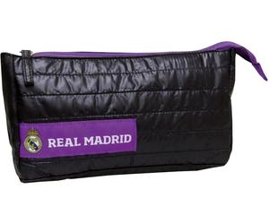 Estuche triple negro del Real Madrid CF