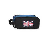 Pepe Jeans Henry Estuche Triple Negro 22x10x9 cm Poliéster 1,98L by Joumma Bags