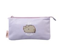 Erik Estuche escolar Pusheen 3 compartimentos Kawaii para niña