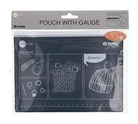 Estuche Tulip azul con regla y accesorios - 1 pieza