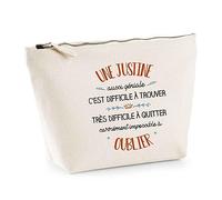 Estuche Una Justine También impresionante | Bolsa de aseo de maquillaje Idea Bolsa de regalo