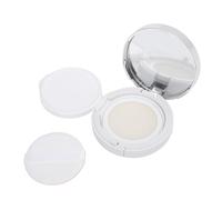 Estuche vacío para base de maquillaje con espejo, cuchara para esponja, tapa sellada rellenable, contenedor para maquillaje en polvo y estuche para crema BB.