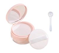 Estuche vacío portátil para maquillaje en polvo, recargable, conveniente para el hogar al aire libre, un juego A, Juego F, Set F, como se muestra en la