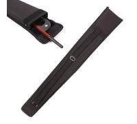 Estuche vertical para arco de doble bajo, 1 unidad, funda rígida fuerte, color negro