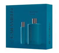 CARAMELO - Vetiver Lush Estuche Regalo 100 + 30 ml, Colonia Hombre, Pack 2, Perfume Formato Spray, Eau de Toilette Natural y Masculina, Aroma Aromático Fougére, Fragancia Fresca, Elegante
