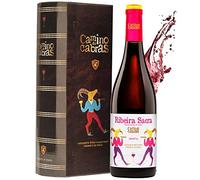 Estuche Vino para Regalar Tinto Mencia Ribeira Sacra | Vino Regalo Gourmet | Red Wine | Vinos Buenos Para Regalar | 1 Botella x 750 ml CAMINO DE CABRAS