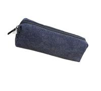 Estuche vintage - Estuche para lápices retro vintage - Bolsa de papel de carta vintage de gran capacidad - Estuche multiusos para lápices, rotuladores, rueda, azul, ver descripción, Ver