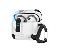 Estuches compatibles con AirPods de 3.ª generación, diseño de cubierta protectora con expulsión automática totalmente a prueba de caída