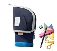 Estuches para lápices, estuche de gran capacidad, estuche grande para bolígrafos, caja plegable para lápices, estuche para lápices, bolsa para lápices, bolsa retráctil de gran capacidad, organizador