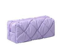 Estuches para lápices, estuche para marcadores con cremallera, bolsa de almacenamiento de lápices de viaje, cosméticos, bolsa organizadora para estudiantes, adultos, adolescentes y niños (M-morado)