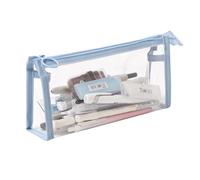 Estuches para lápices, estuche transparente para marcadores con cremallera, bolsa de almacenamiento para lápices, bolsa de maquillaje de viaje, organizador para estudiantes, adultos, adolescentes y