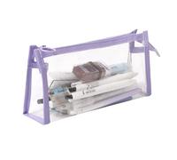 Estuches para lápices, estuche transparente para marcadores con cremallera, bolsa de almacenamiento para lápices, bolsa de maquillaje de viaje, organizador para estudiantes, adultos, adolescentes y