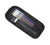 Estuches para lápices, estuche transparente para marcadores con cremallera, bolsa de almacenamiento para lápices de examen, bolsa de maquillaje para cosméticos, para estudiantes, adultos, adolescentes