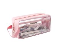 Estuches para lápices, estuche transparente para marcadores con cremallera, bolsa de almacenamiento para lápices, bolsa de maquillaje de viaje, organizador para estudiantes, adultos, adolescentes y