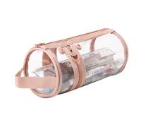 Estuches para lápices, estuche transparente para marcadores con cremallera, bolsa de almacenamiento para lápices, bolsa de maquillaje de viaje, organizador para estudiantes, adultos, adolescentes y