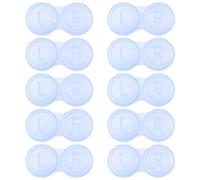 Estuches para Lentes de Contacto de Doble Marco 10 Piezas de Plástico