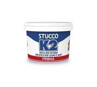 Estuco en pasta K2, 1 kg, color blanco, especial para madera y paredes, uso en interiores