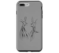 Estudiando La Silueta Negra Misticismo Derviche Carcasa para iPhone 7 Plus/8 Plus