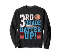 Estudiante de béisbol de Tercer Grado Batter Up Regreso a Sudadera