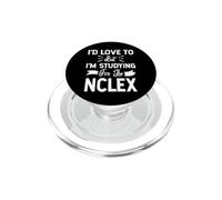 Estudiante de enfermería NCLEX - Me encantaría Pero Estoy estudiando PopSockets PopGrip para MagSafe