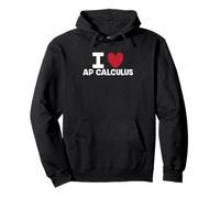 Estudiante de matemáticas Ap Cálculo Profesor Divertido I Love Ap Cálculo Sudadera con Capucha