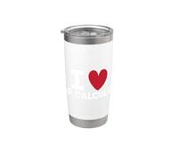 Estudiante de matemáticas AP Cálculo Profesor Divertido I Love AP Cálculo Vaso térmico de acero inoxidable de doble pared