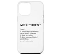 Estudiante de Medicina Definición de Trabajo Personalizado Estudiante Carcasa para iPhone 12 Pro MAX