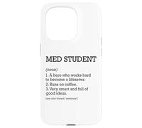 Estudiante de Medicina Definición de Trabajo Personalizado Estudiante Carcasa para iPhone 15 Pro