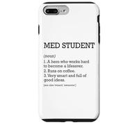 Estudiante de Medicina Definición de Trabajo Personalizado Estudiante Carcasa para iPhone 7 Plus/8 Plus