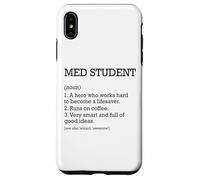 Estudiante de Medicina Definición de Trabajo Personalizado Estudiante Carcasa para iPhone XS MAX