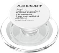 Estudiante de Medicina Definición de Trabajo Personalizado Estudiante PopSockets PopGrip para MagSafe