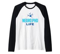 Estudiante de neurociencia Investigador en neurociencia Ciencias del Cerebro Camiseta Manga Raglan