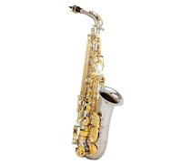 estudiante de saxofón Instrumentos De Viento De Madera Saxofón Alto Instrumento De Viento E Principiante Adulto Saxofón De Grado Profesional Conjunto Completo De Accesorios (Color : Silver)
