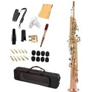 estudiante de saxofón Material De Latón Directo Profesional Del Instrumento Del Saxofón Del Bb Del Saxofón (Color : Bk)