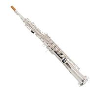 estudiante de saxofón Saxofón Agudo Bb, Instrumento Musical De Saxofón Saxophone Plano B Chapado En Plata De Latón Con Estuche