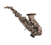 estudiante de saxofón Saxofón Alto Eb, Botón De Carcasa De Cobre Antiguo, Instrumento Musical Profesional Con Accesorios De Estuche (Color : Lavender)