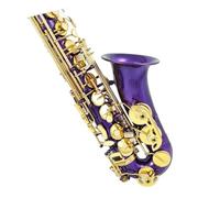 estudiante de saxofón Saxofón Alto Púrpura Eb Teclas Doradas Con Estuche Instrumento Musical