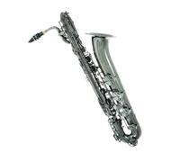 estudiante de saxofón Saxofón Barítono E Plano, Superficie De Níquel Negro, Instrumentos Musicales Profesionales De Latón, Saxofón