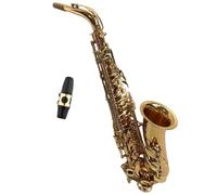 estudiante de saxofón Saxofón De Tono Alto, Tubo Recto B, Saxofón Tallado Hacia Abajo, Juego Profesional De Instrumentos De Viento De Latón, Accesorios