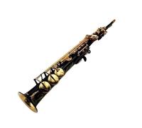 estudiante de saxofón Saxofón Saxophone Negro Recto Japonés B Instrumentos Musicales Planos Latón Con Boquilla Profesional