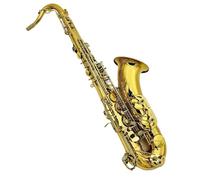 estudiante de saxofón Saxofón Tenor Bb Tune Latón Lacado En Oro Viento De Madera Profesional Con Estuche Accesorios Para Boquilla (Color : Light Grey)