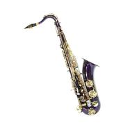 estudiante de saxofón Saxofón Tenor Púrpura Bb Tune Latón Lacado En Oro Instrumento Musical Con Accesorios De Caja