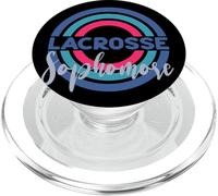 Estudiante de Segundo año de Lacrosse con círculos Modernos de Lacrosse PopSockets PopGrip para MagSafe