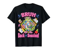 Estudiante Gecko Go To School Bruh Back in Season Classroom Camiseta