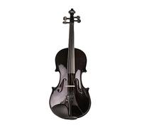 Estudiante Principiante De Alto Grado De Madera Maciza 4/4 Violín Violín Conjunto Completo Accesorios Violín Negro (Color : 1/2)