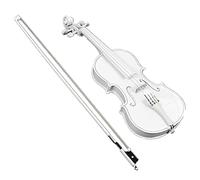 Estudiante Violín 4/4 Tamaño Completo Violín Violín Conjunto Niño Principiante Blanco Violin Violín principiantes
