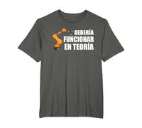 Estudiantes Automatización Engineering Ingeniero Re Robots Camiseta, Hombre Tallas Grandes, Asfalto, 4X Alto